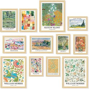 Vintage Eclectic Wall Art Prints Maximalist Gallery Decor Art Posters
