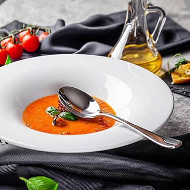Stainless Steel Flatware Set for 4, 20-Piece Mirror Polished, Dishwasher Safe