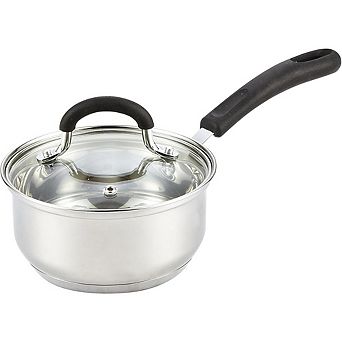 Stainless Steel Saucepan with Lid Tri-Ply, Multipurpose, Dishwasher Safe