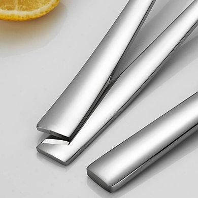 Stainless Steel Flatware Set for 2, 10-Piece Mirror Polished, Dishwasher Safe