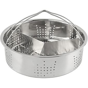Stainless Steel Vegetable Steamer Basket with Handles for Pressure Cooking