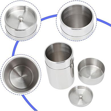 Stainless Steel Airtight Tea Canister, Kitchen Storage for Coffee and Spices