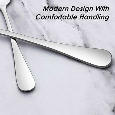 Stainless Steel Dinner Forks and Spoons Set, Heavy-Duty, Durable