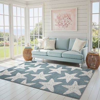 StyleHaven Quest Coastal Star Fish Area Rug