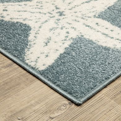 StyleHaven Quest Coastal Star Fish Area Rug