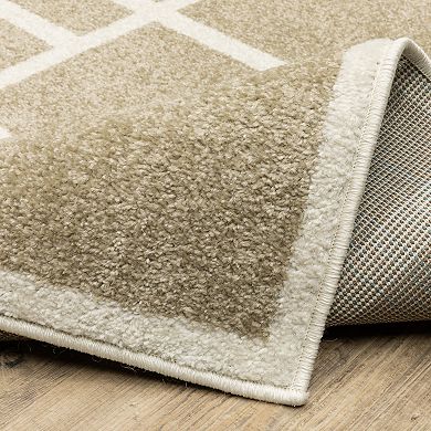 StyleHaven Quest Geo Blocks and Line Area Rug