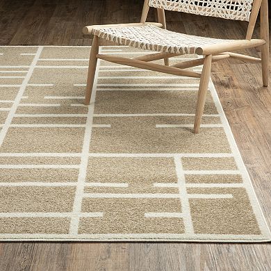 StyleHaven Quest Geo Blocks and Line Area Rug