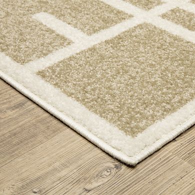 StyleHaven Quest Geo Blocks and Line Area Rug