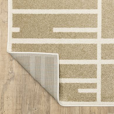 StyleHaven Quest Geo Blocks and Line Area Rug