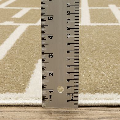 StyleHaven Quest Geo Blocks and Line Area Rug