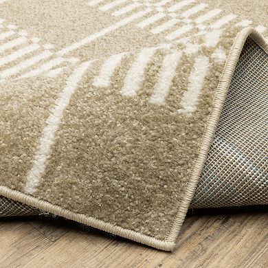 StyleHaven Scandinavian Modern Grid Area Rug