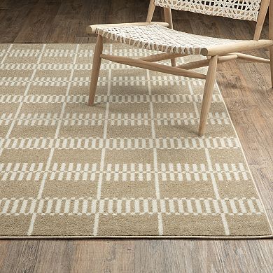 StyleHaven Scandinavian Modern Grid Area Rug