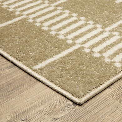 StyleHaven Scandinavian Modern Grid Area Rug