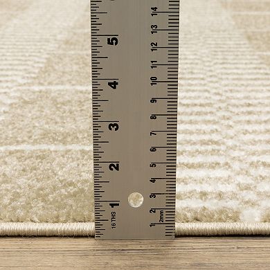 StyleHaven Scandinavian Modern Grid Area Rug