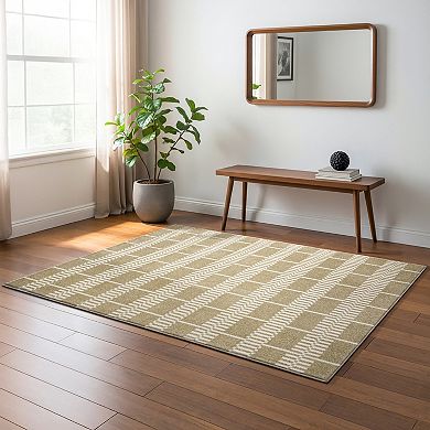 StyleHaven Scandinavian Modern Grid Area Rug