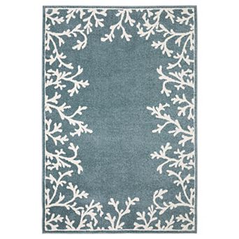 StyleHaven Quest Botanical Border Area Rug