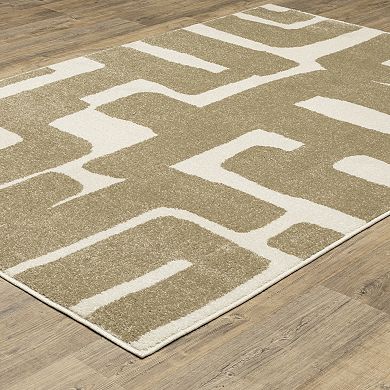 StyleHaven Quest Abstract Maze Area Rug