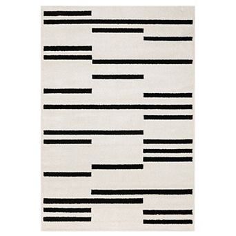 StyleHaven Quest Staggered Stripes Area Rug