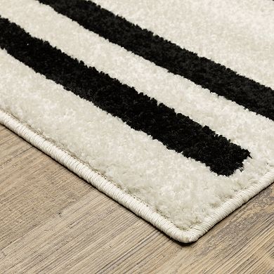 StyleHaven Quest Staggered Stripes Area Rug