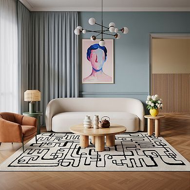 StyleHaven Quest Mid-Century Modern Area Rug