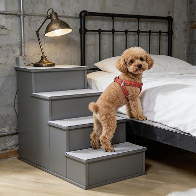 IFMALL Portable Pet Steps Sofa Bed Accessory Small Dog Ramp Assistive Aid Device
