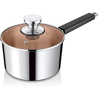 Stainless Steel Tri-Ply Saucepan Non-Toxic, Heavy Duty, Dishwasher Safe
