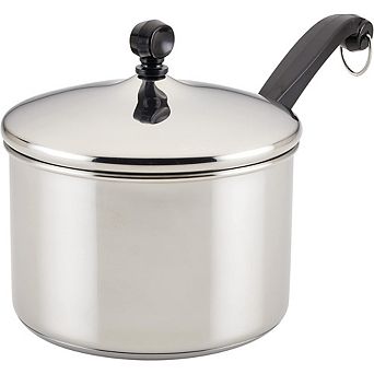 Stainless Steel Saucepan with Lid, Durable, Easy to Clean