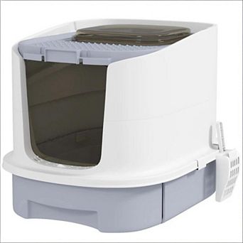 IFMALL Enclosed Hooded Cat Litter Box with Odor Control and Easy Cleaning