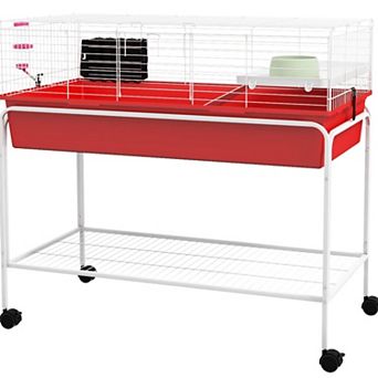 IFMALL Two-Story Small Animal Cage with Stand for Guinea Pigs and Pets