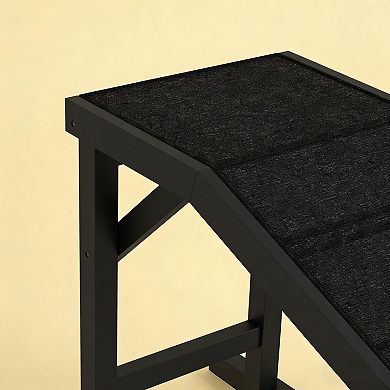 IFMALL Sturdy Pet Mobility Ramp with Anti-Slip Carpet for Easy Access