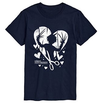Men's Edward Scissorhands Heart Silhouette Graphic Tee