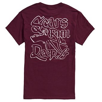 Men's Edward Scissorhands Scars Run Deep Graphic Tee