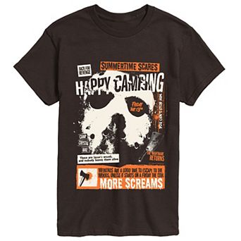 Men's Friday The 13th Happy Camping Graphic Tee