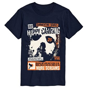 Men's Friday The 13th Happy Camping Graphic Tee