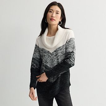 Women's Apt. 9® Cowlneck Shirttail Sweater
