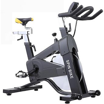 Exercise Bike for Home with Tablet Holder & Adjustable Seat and Handlebars, Low Noise