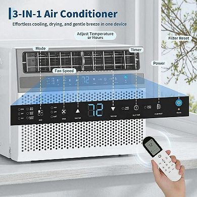 6000 BTU U-Shaped AC, Quiet, Cools 270 Sq. Ft.