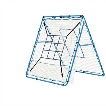Baseball Pitching Rebounder Net,With Adjustable Angles, Zone Practice Trainer