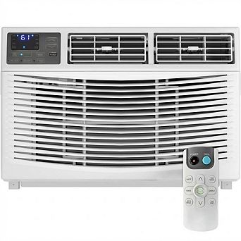 12000 BTU Window AC, Cools 550 Sq. Ft, Quiet, Remote, LED Display