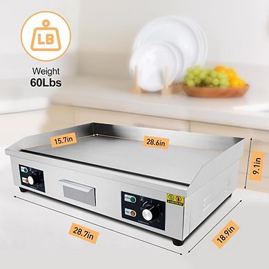 29" Commercial Electric Griddle, 3000W 110V.