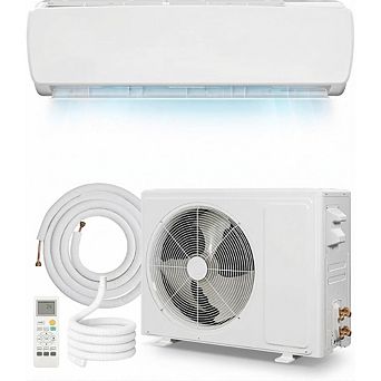 9000 BTU Mini Split AC/Heater 19 SEER2, 115V, Covers 450 Sq.Ft