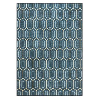 Everwash Haven Mod Geo Machine Washable Rug with AirFlo Technology