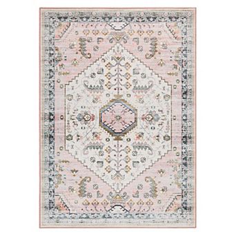 Everwash Modern Medallion Machine Washable Rug with AirFlo Technology