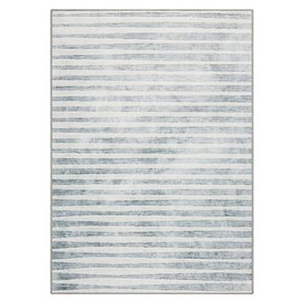 Everwash Modern Stripe Machine Washable Rug with AirFlo Technology