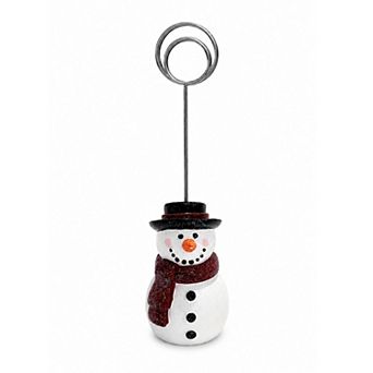 Holiday Snowman Photo Clip