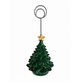 Holiday Tree Photo Clip Table Decor