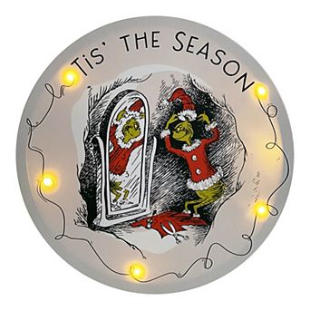 Dr. Seuss The Grinch LED Canvas Wall Art