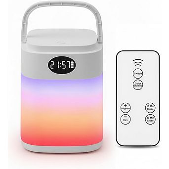 Touch Dimmable RGB Table Lamp, Rechargeable Cordless LED Bedside Mood Lamp