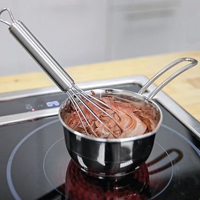 Stainless Steel Saucepan Clad Bottom, Durable, Multipurpose