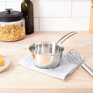 Stainless Steel Saucepan Clad Bottom, Durable, Multipurpose